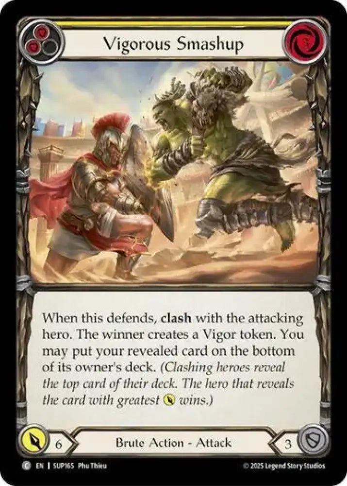 Vigorous Smashup (Yellow) (SUP165) [Super Slam]