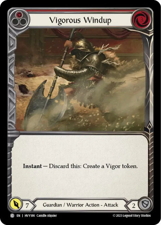 Vigorous Windup (Red) [Heavy Hitters] - Flesh And Blood Single