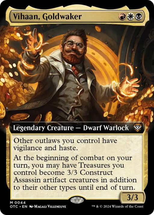 Vihaan Goldwaker (Extended Art) [Outlaws of Thunder Junction Commander] - MTG Single