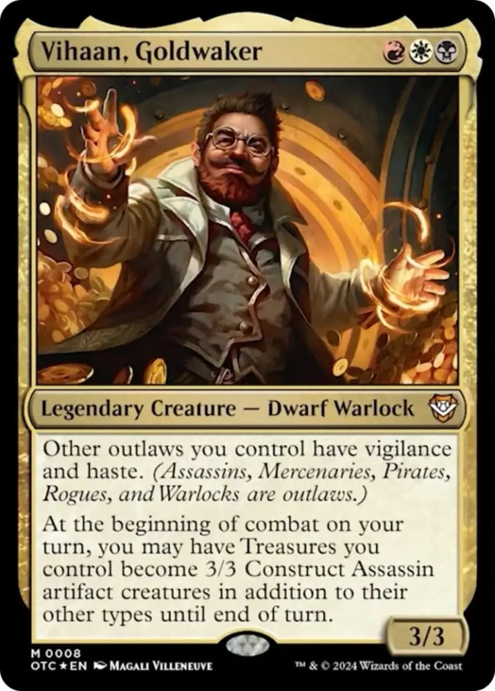 Vihaan Goldwaker [Outlaws of Thunder Junction Commander] - MTG Single