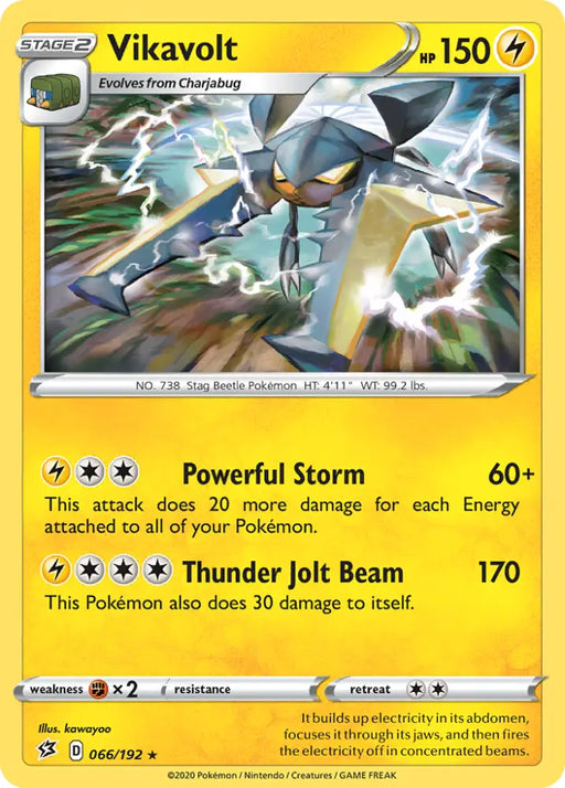Vikavolt (066/192) [Sword & Shield: Rebel Clash] - Pokemon Single