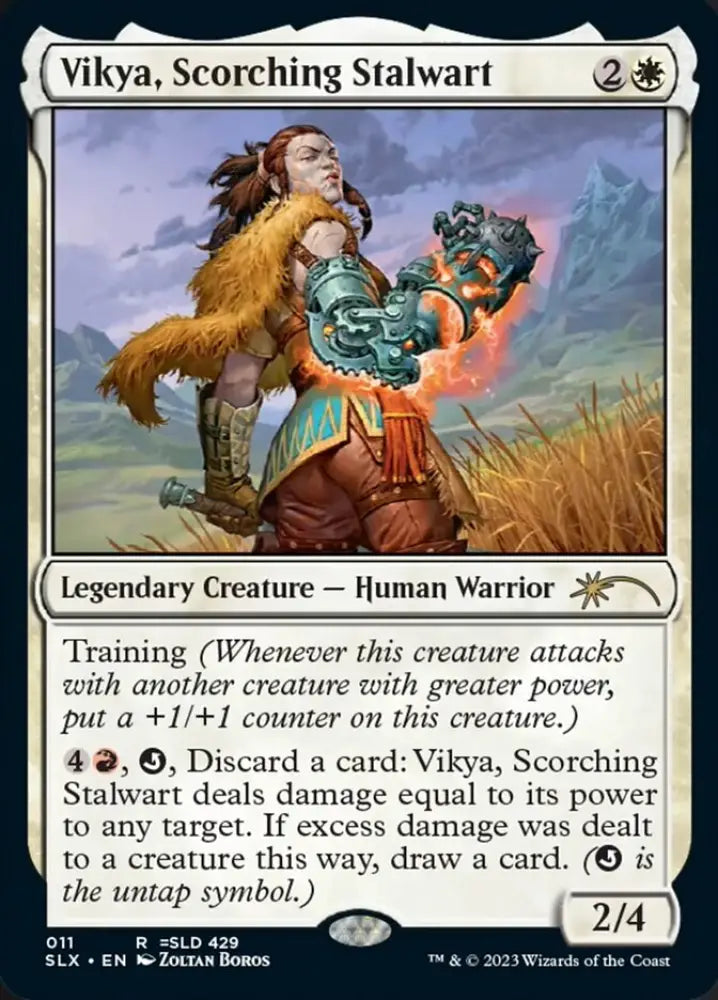 Vikya Scorching Stalwart [Secret Lair: Universes Within] - MTG Single