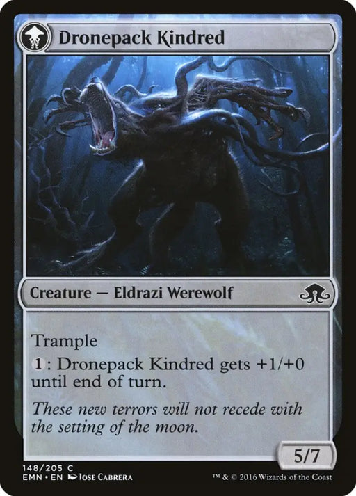 Vildin-Pack Outcast // Dronepack Kindred [Eldritch Moon] - MTG Single