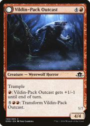 Vildin-Pack Outcast // Dronepack Kindred [Eldritch Moon] - MTG Single