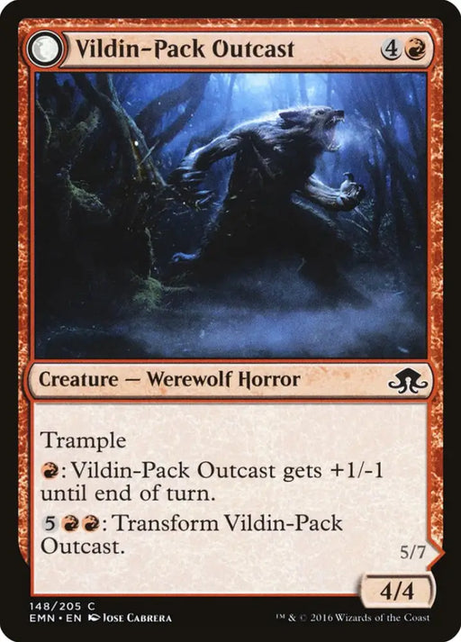 Vildin-Pack Outcast // Dronepack Kindred [Eldritch Moon] - MTG Single