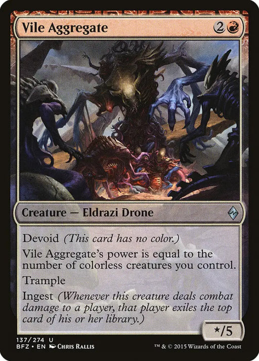 Vile Aggregate [Battle for Zendikar] - MTG Single