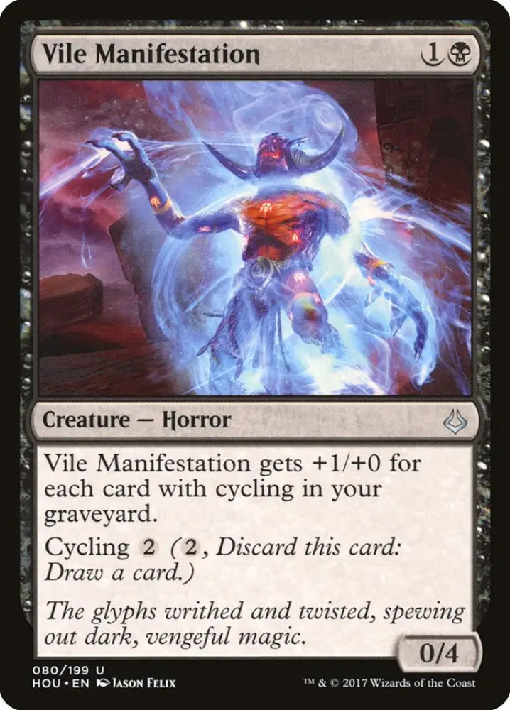 Vile Manifestation [Hour of Devastation] - MTG Single