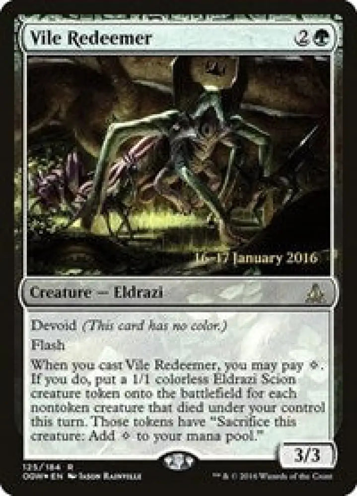 Vile Redeemer (125) [Prerelease Cards]