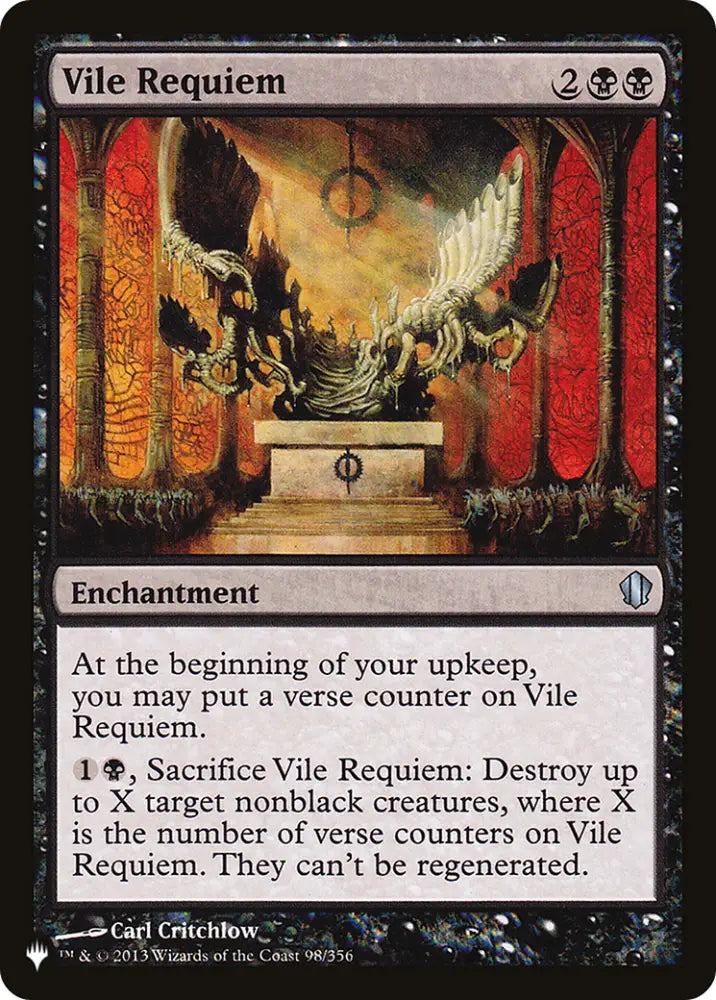 Vile Requiem [The List] - MTG Single