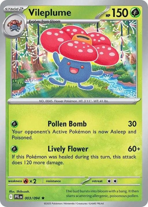 Vileplume (003/094) [ME02: Phantasmal Flames]