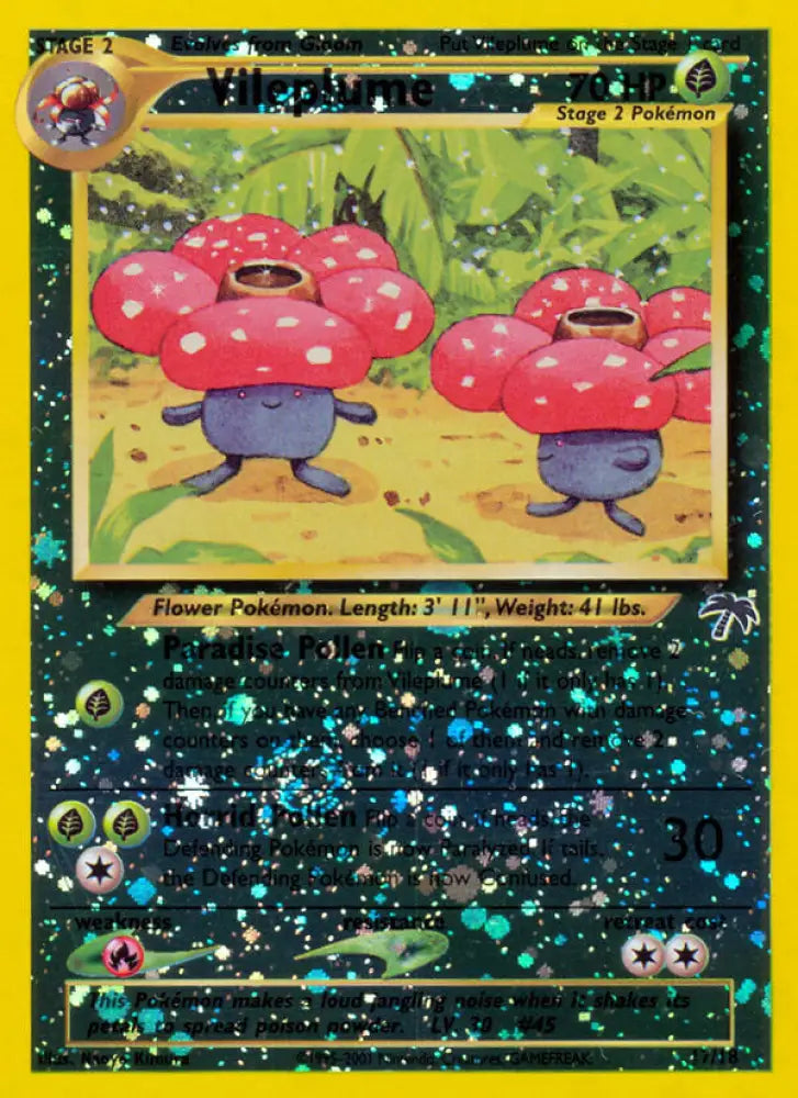 Vileplume (17/18) [Southern Islands] - Pokemon Single