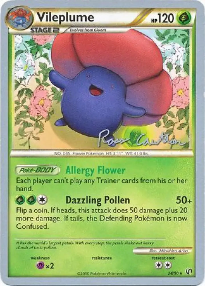 Vileplume (24/90) (The Truth - Ross Cawthon) [World Championships 2011] - Pokemon Single