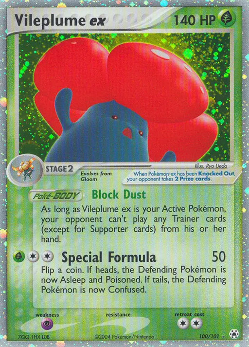 Vileplume ex (100/101) [EX: Hidden Legends] - Pokemon Single