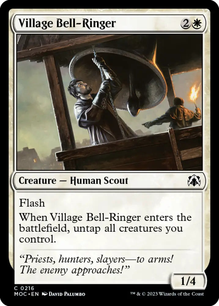 Village Bell-Ringer [March of the Machine Commander] - MTG Single