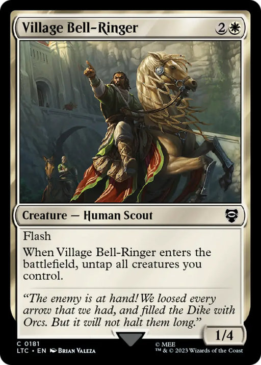 Village Bell-Ringer [The Lord of the Rings: Tales of Middle-Earth Commander] - MTG Single