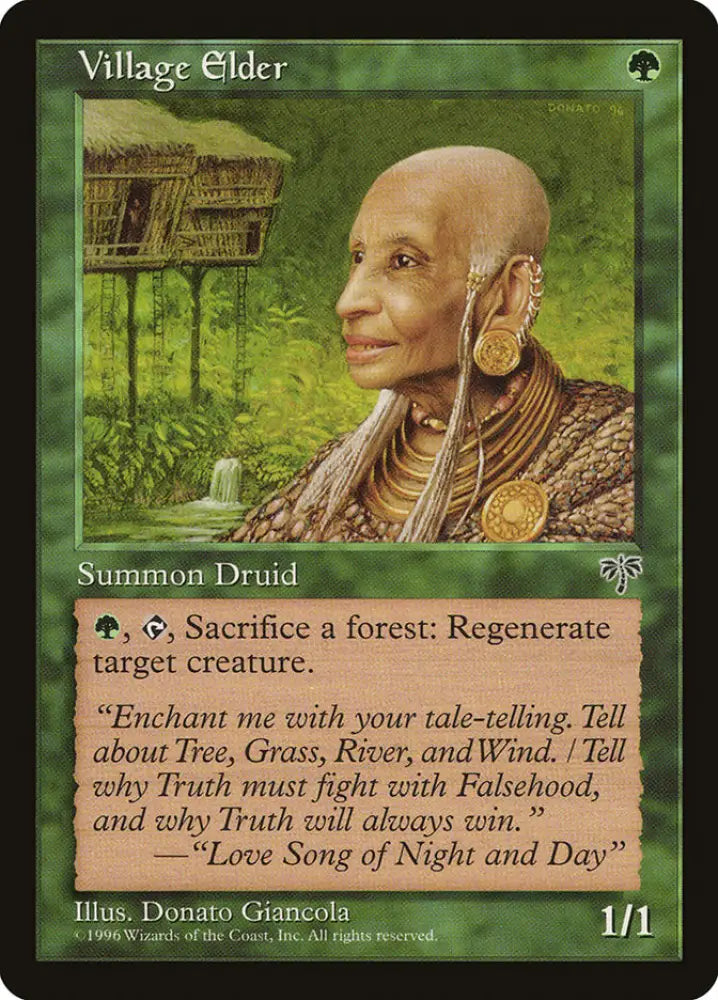 Village Elder [Mirage] - MTG Single
