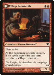 Village Ironsmith // Ironfang [Innistrad] - MTG Single