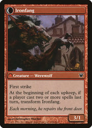 Village Ironsmith // Ironfang [Innistrad] - MTG Single