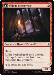 Village Messenger // Moonrise Intruder [Innistrad Remastered] - MTG Single