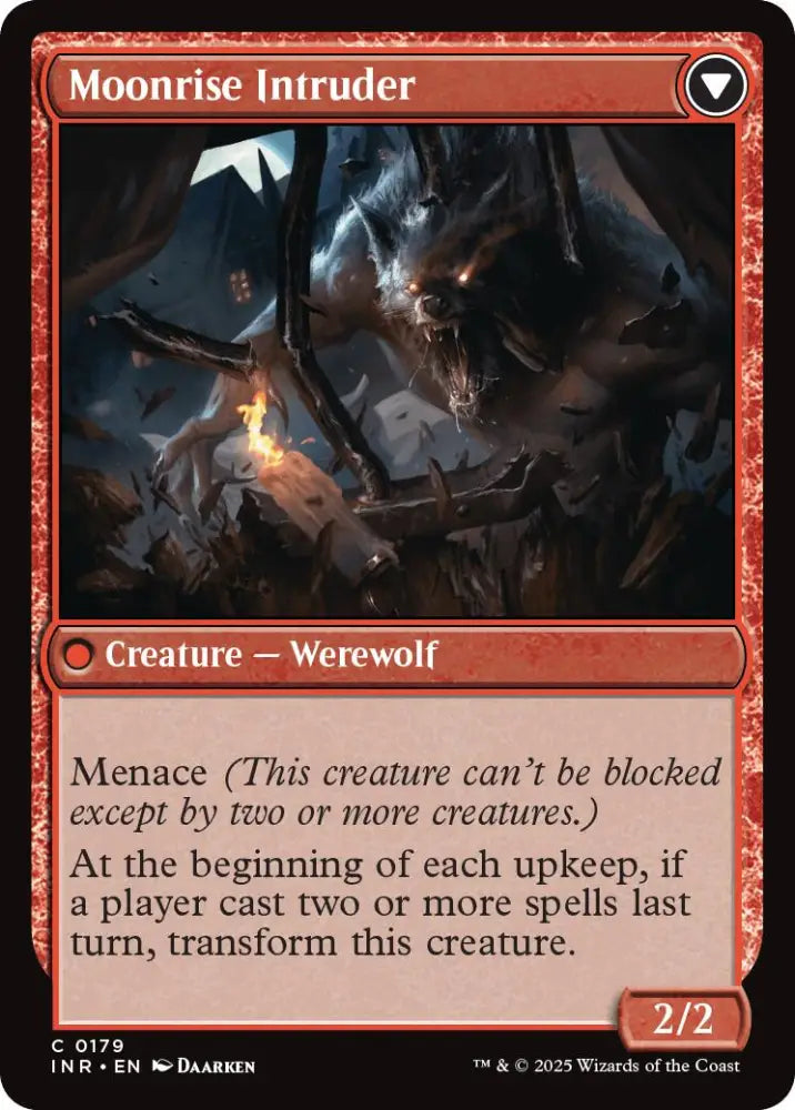 Village Messenger // Moonrise Intruder [Innistrad Remastered] - MTG Single