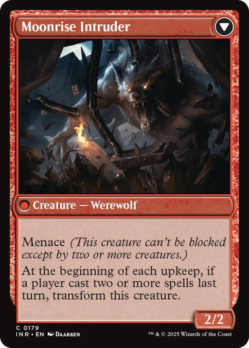 Village Messenger // Moonrise Intruder [Innistrad Remastered] - MTG Single