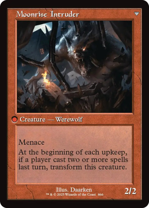 Village Messenger // Moonrise Intruder (Retro Frame) [Innistrad Remastered] - MTG Single