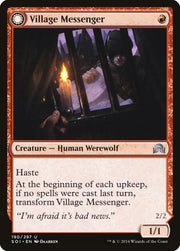 Village Messenger // Moonrise Intruder [Shadows over Innistrad] - MTG Single