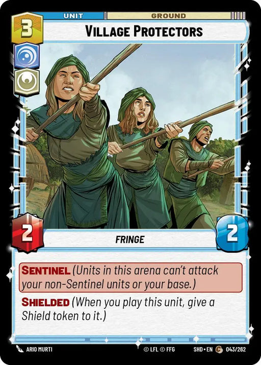Village Protectors (043/262) [Shadows of the Galaxy] - Star Wars: Unlimited Single