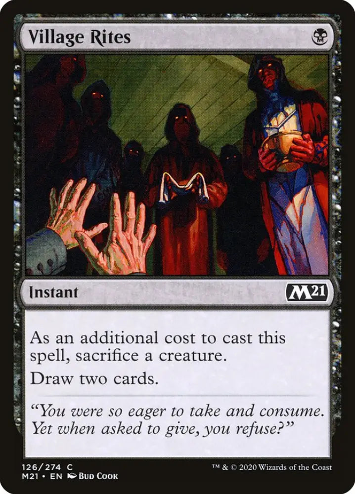 Village Rites [Core Set 2021] - MTG Single