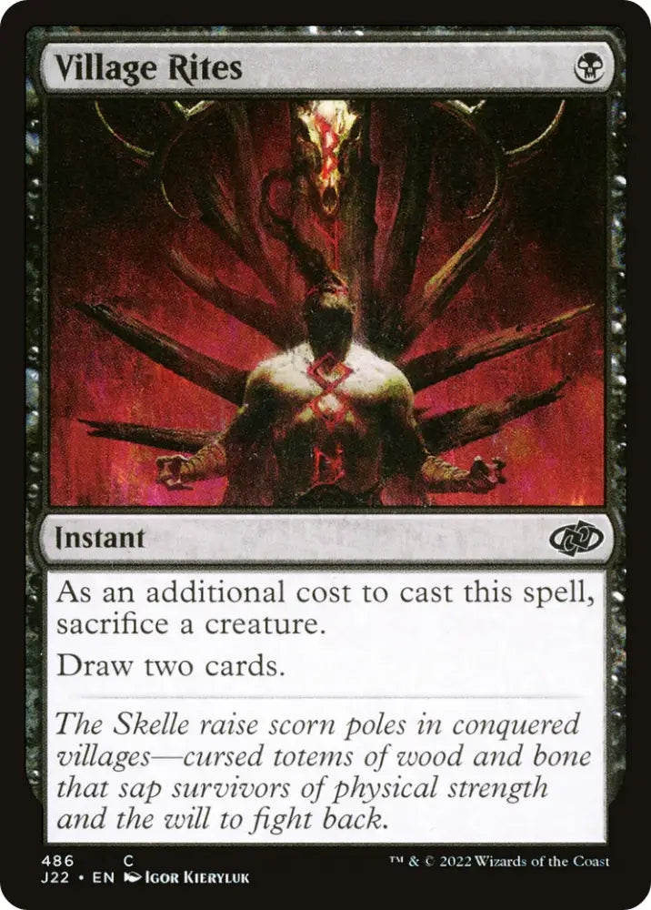 Village Rites [Jumpstart 2022] - MTG Single