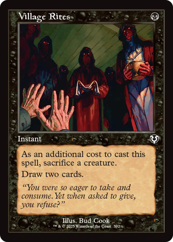 Village Rites (Retro Frame) [Innistrad Remastered] - MTG Single
