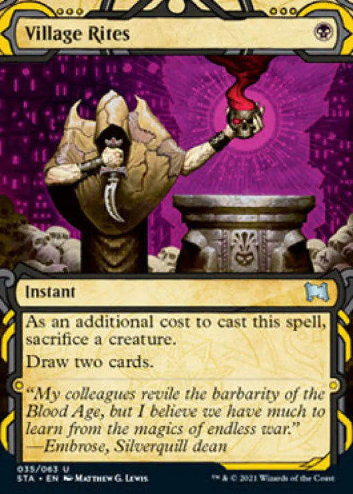 Village Rites [Strixhaven: School of Mages Mystical Archive] - MTG Single