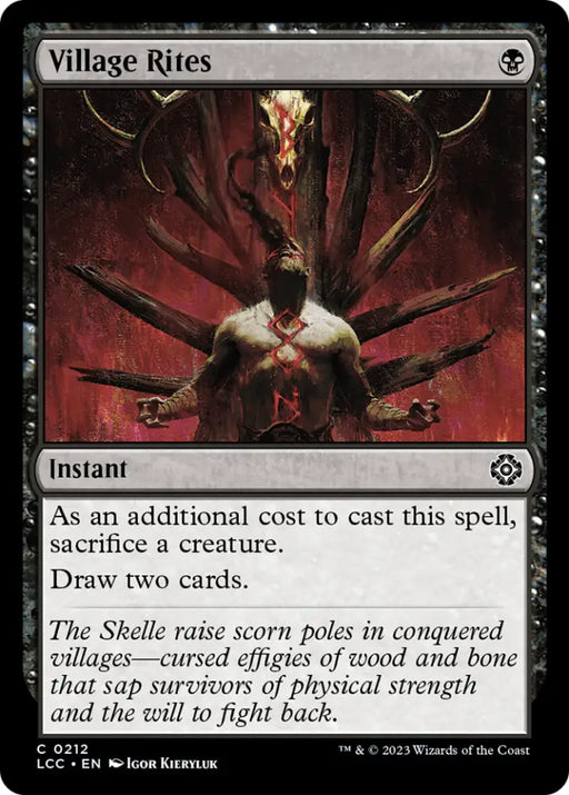 Village Rites [The Lost Caverns of Ixalan Commander] - MTG Single