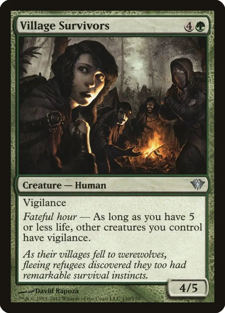 Village Survivors [Dark Ascension] - MTG Single