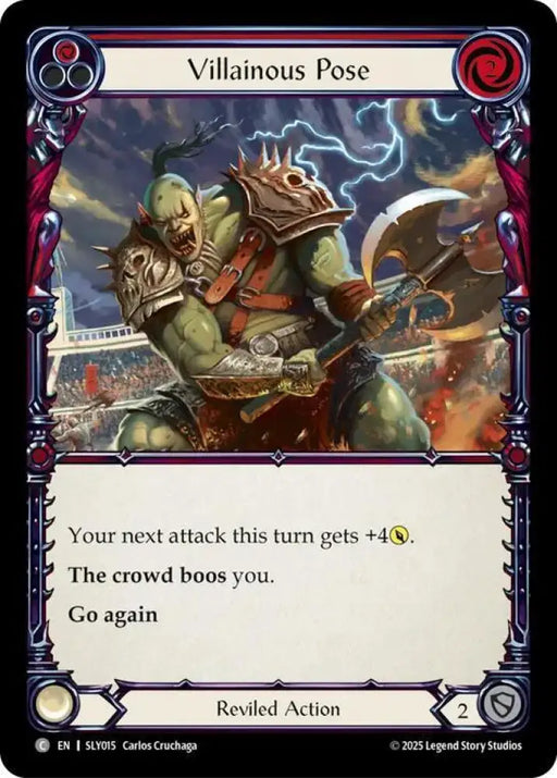Villainous Pose (Red) (SLY015) [Silver Age Chapter 3]