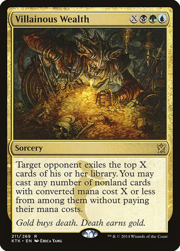 Villainous Wealth [Khans of Tarkir] - MTG Single
