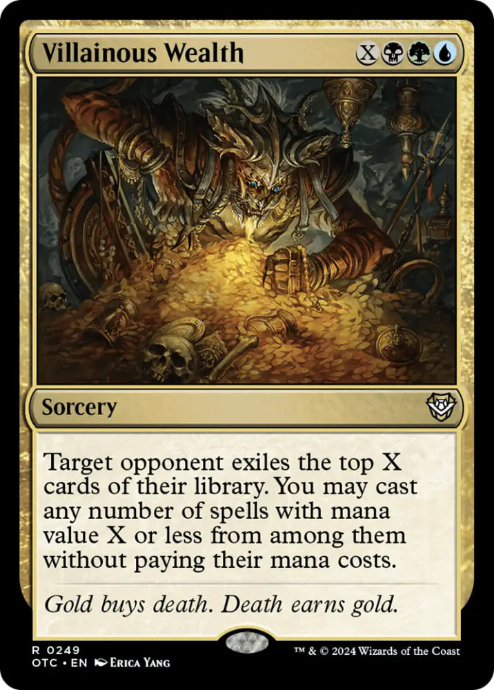 Villainous Wealth [Outlaws of Thunder Junction Commander] - MTG Single