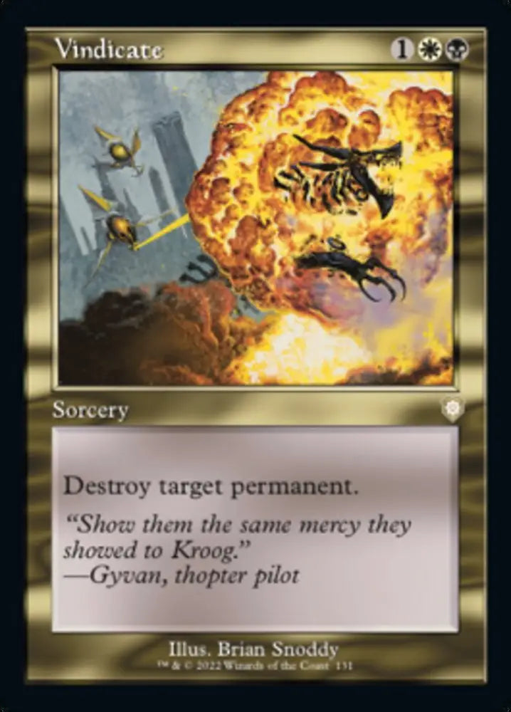 Vindicate (Retro) [The Brothers’ War Commander] - MTG Single