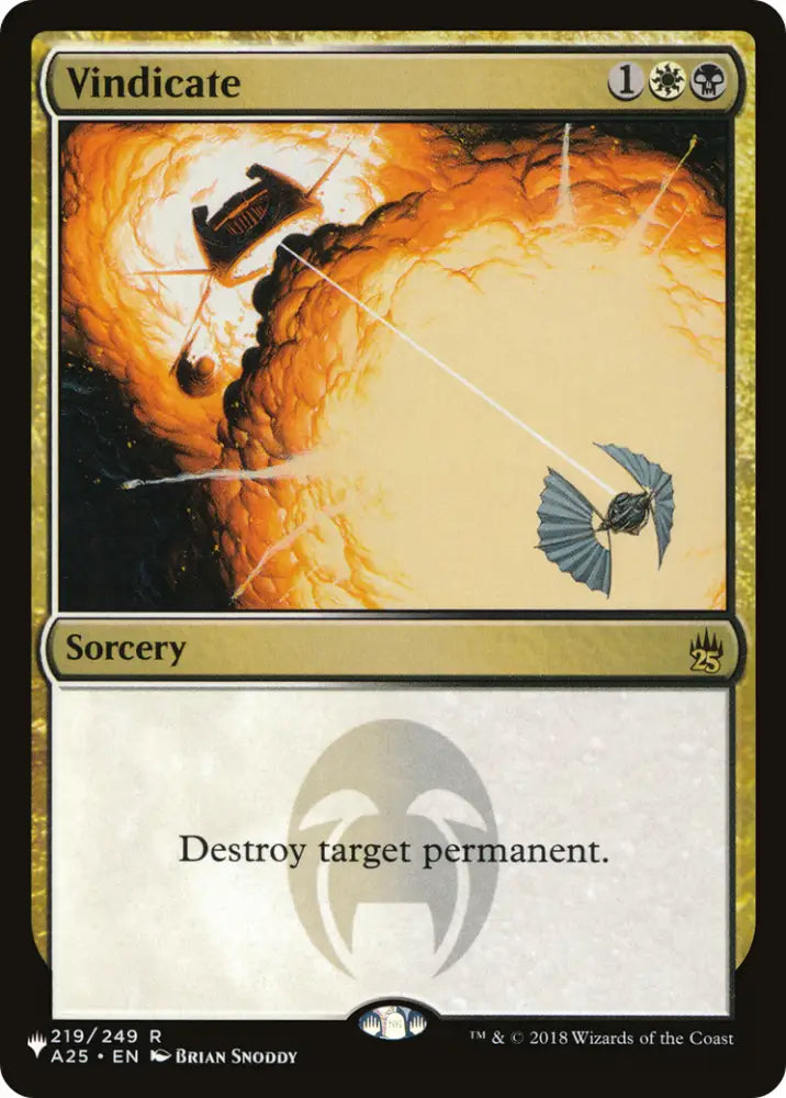 Vindicate [The List] - MTG Single