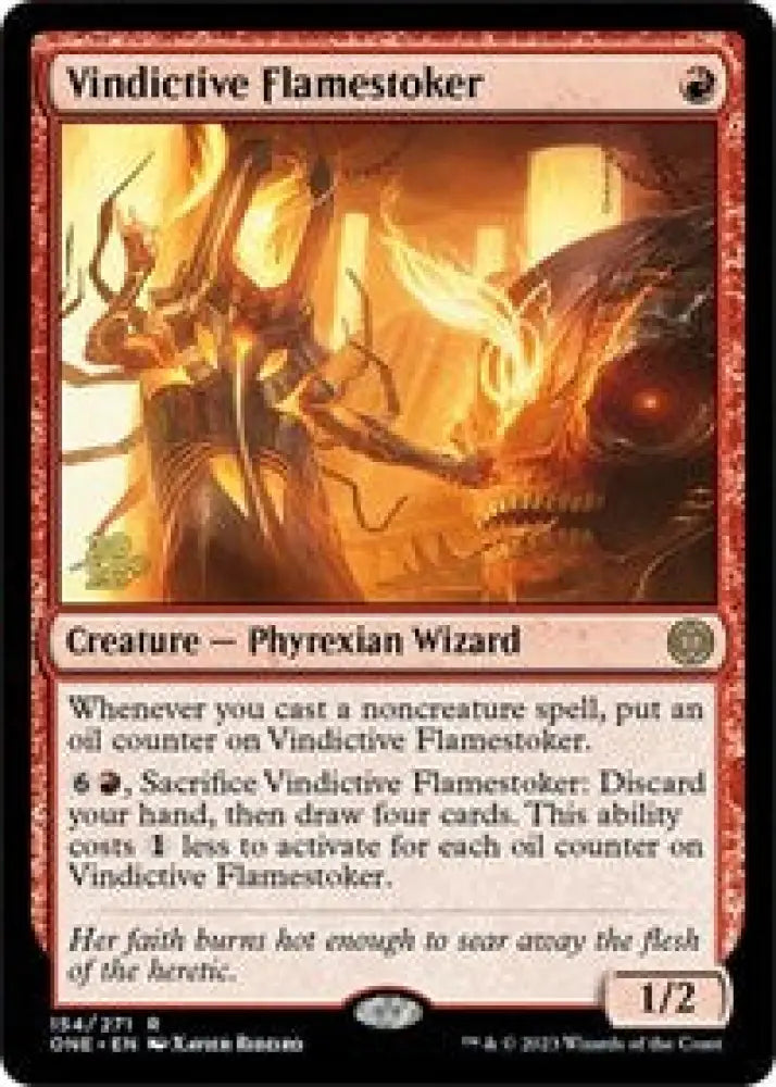 Vindictive Flamestoker (154) [Prerelease Cards]