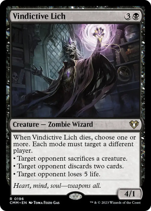 Vindictive Lich [Commander Masters] - MTG Single
