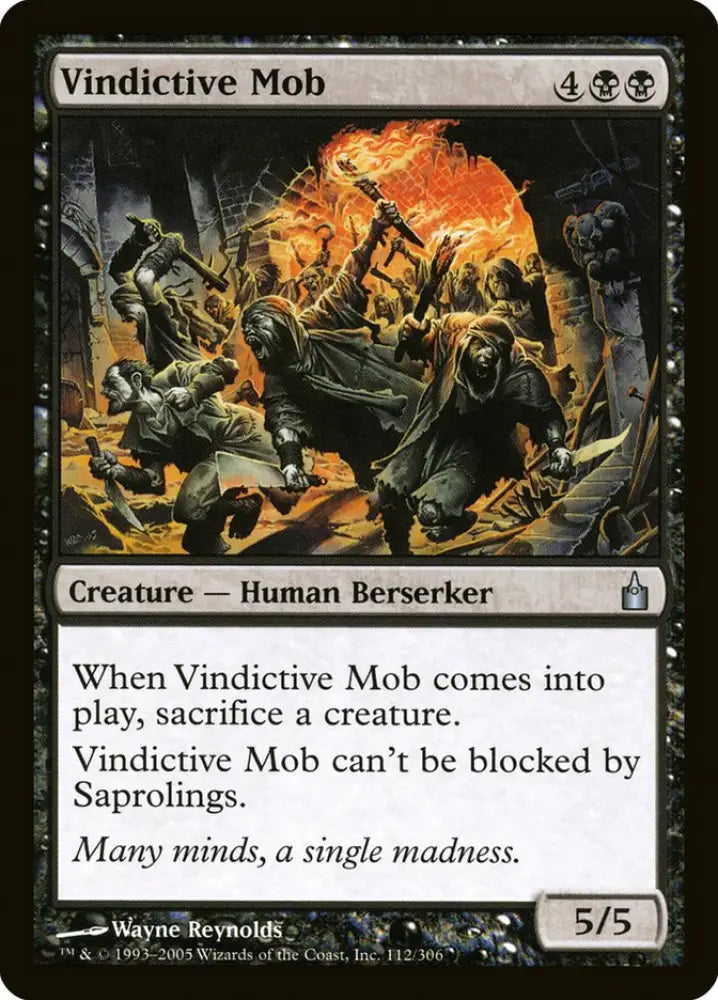 Vindictive Mob [Ravnica: City of Guilds] - MTG Single