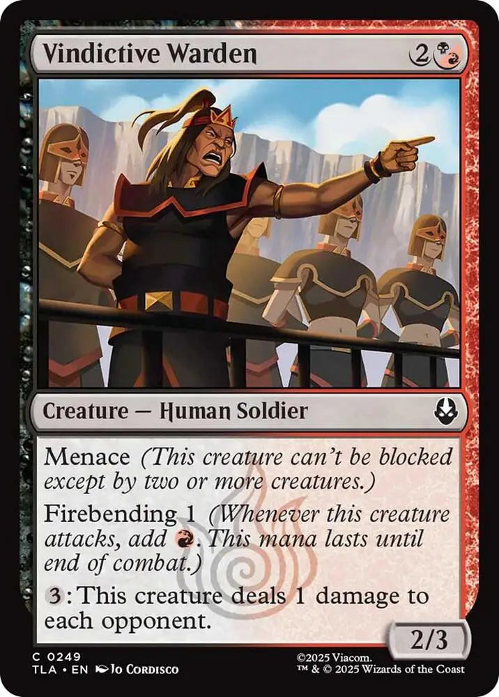 Vindictive Warden (249) [Avatar: The Last Airbender]