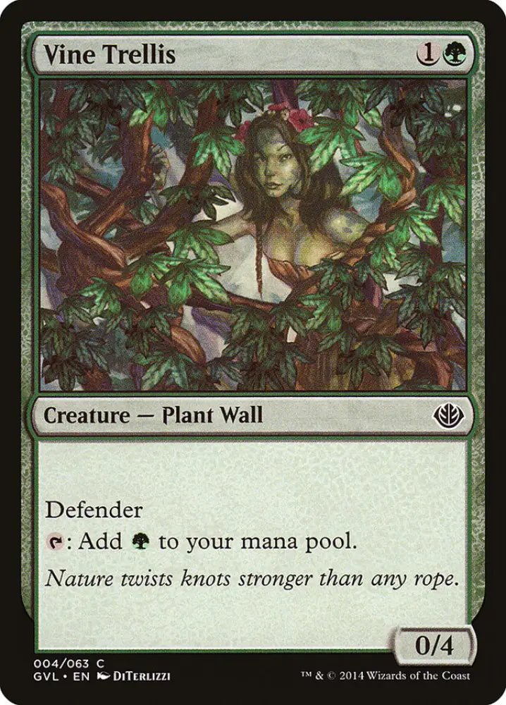 Vine Trellis (Garruk vs. Liliana) [Duel Decks Anthology] - MTG Single
