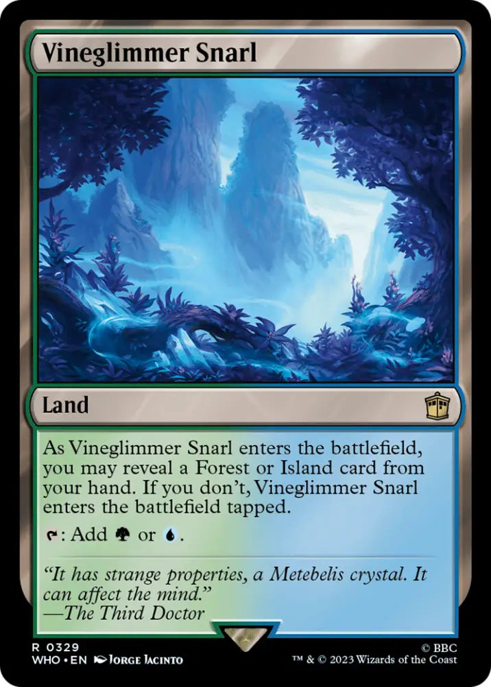 Vineglimmer Snarl [Doctor Who] - MTG Single