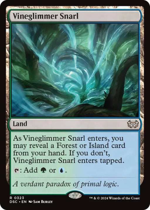 Vineglimmer Snarl [Duskmourn: House of Horror Commander] - MTG Single