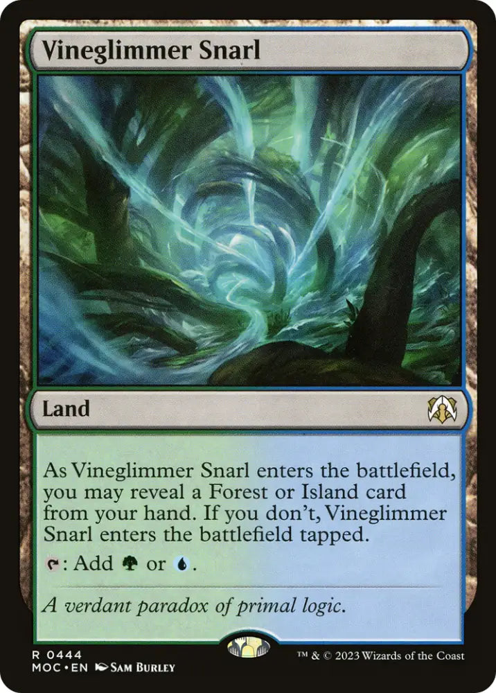 Vineglimmer Snarl [March of the Machine Commander] - MTG Single