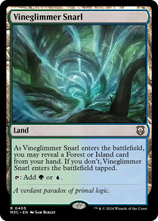 Vineglimmer Snarl [Modern Horizons 3 Commander] - MTG Single