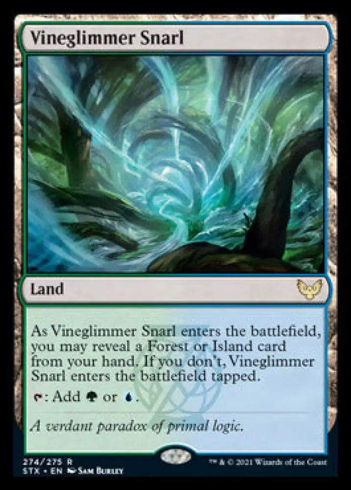 Vineglimmer Snarl [Strixhaven: School of Mages] - MTG Single