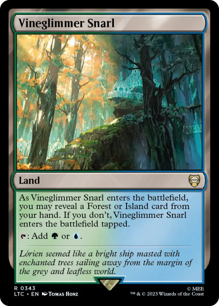 Vineglimmer Snarl [The Lord of the Rings: Tales of Middle-Earth Commander] - MTG Single